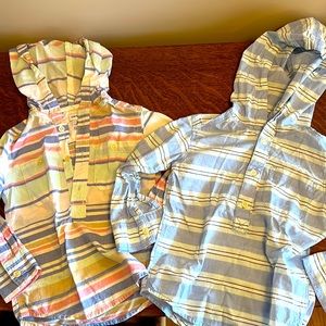 Set of two stripped shirts
